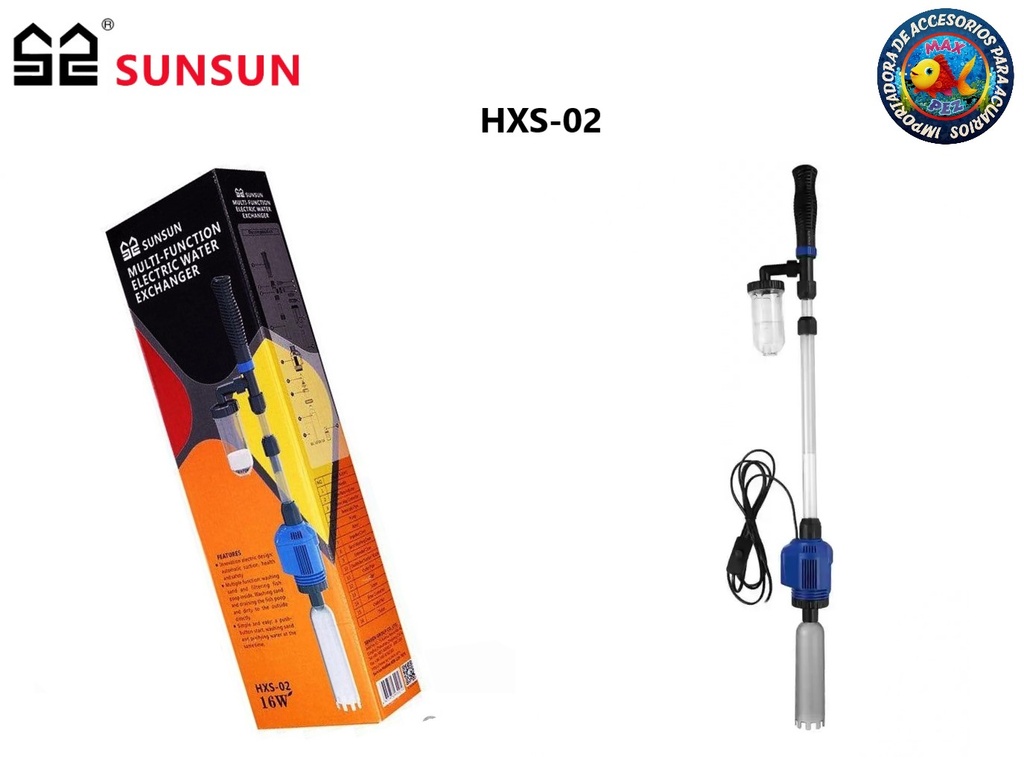 Aspirador/Sifón automático (Bomba de Succión) multifunción  AX-1002  
 SUNSUN (copia)