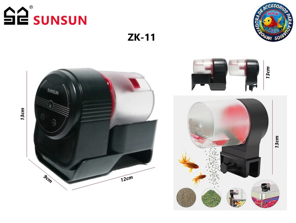 Alimentador Automático  ZK-11  SUNSUN