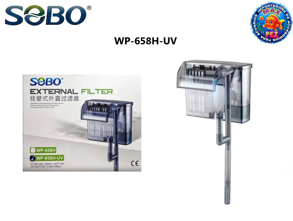 Filtro Cascada  WP-658H-UV  SOBO