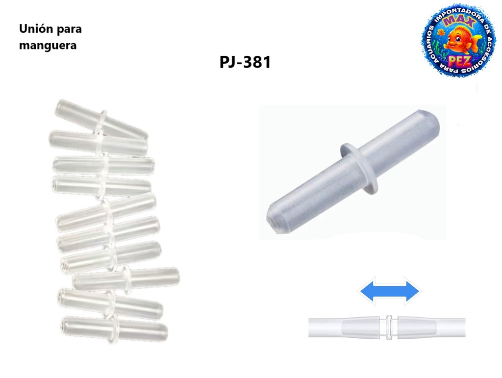 PJ-381 Unión de manguera