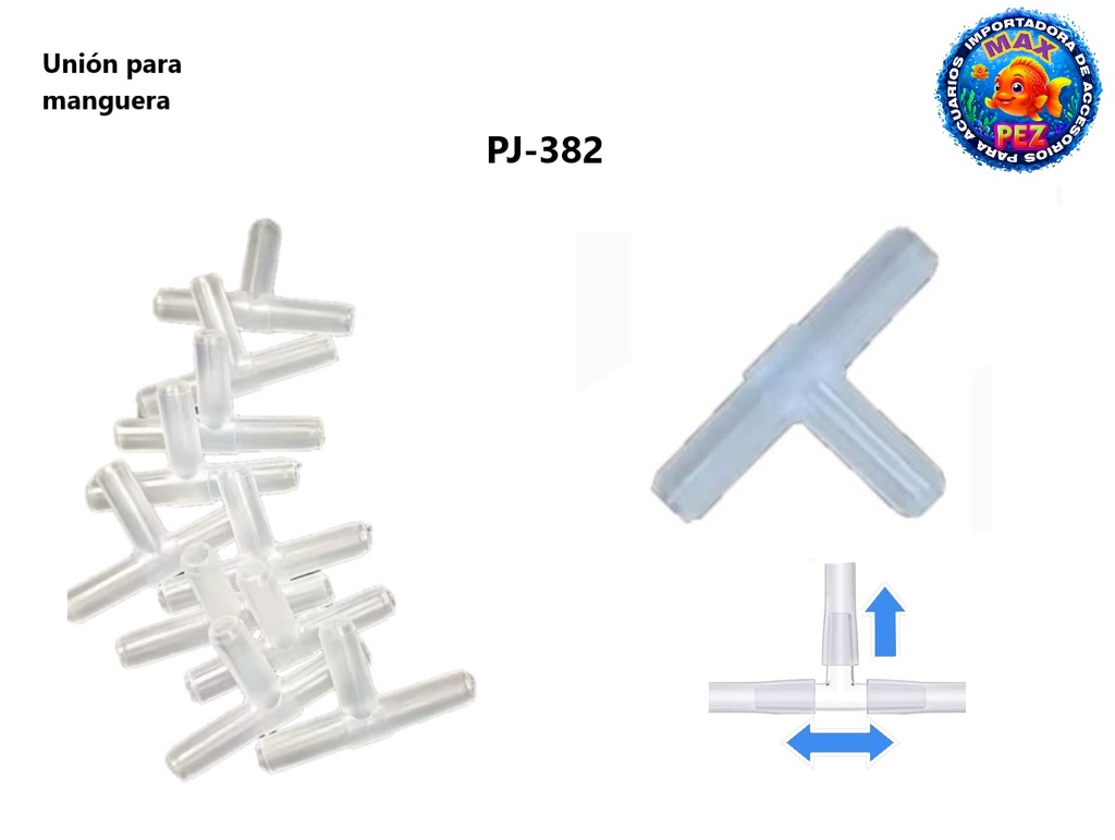 PJ-382 Unión de manguera T