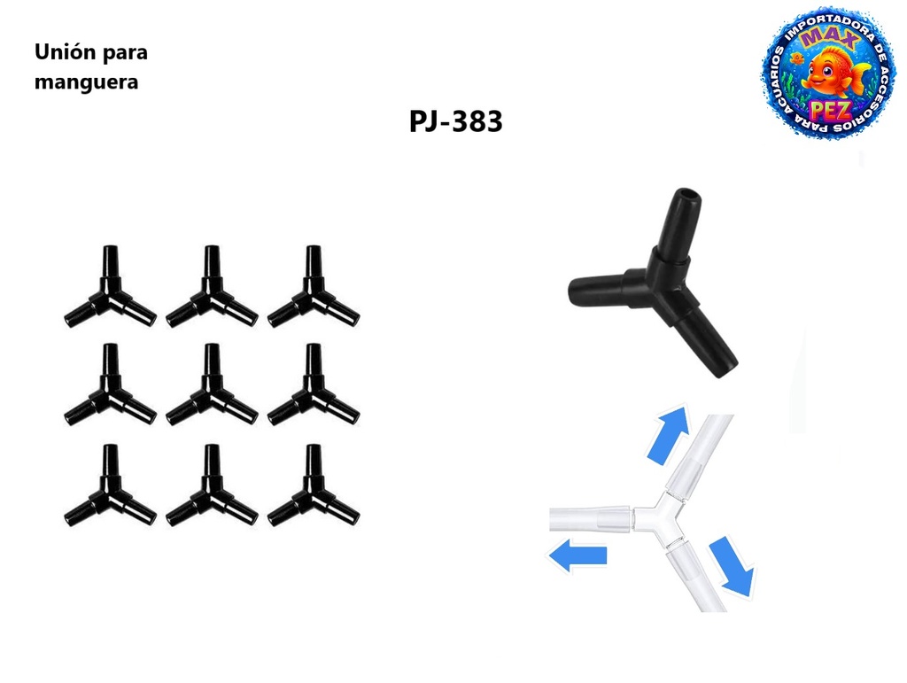 PJ-382 Unión de manguera Y