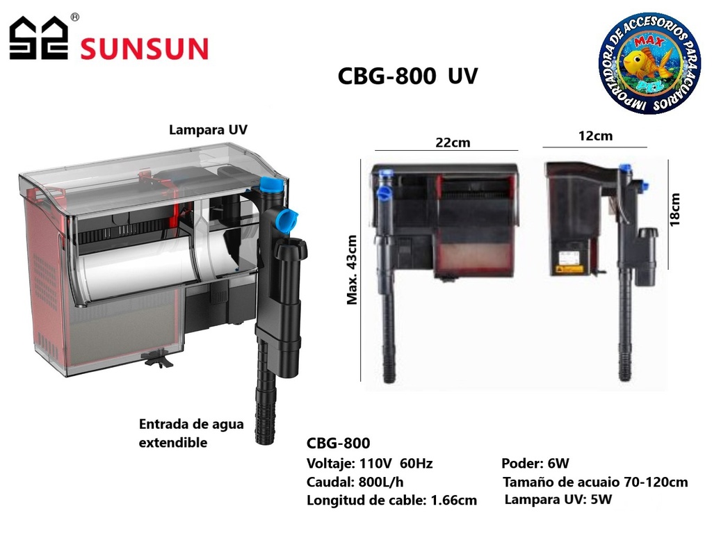 CBG-800 SUNSUN  UV