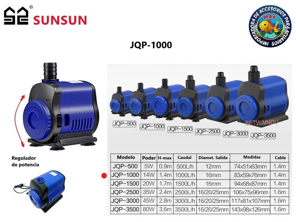 JQP-1000  SUNSUN