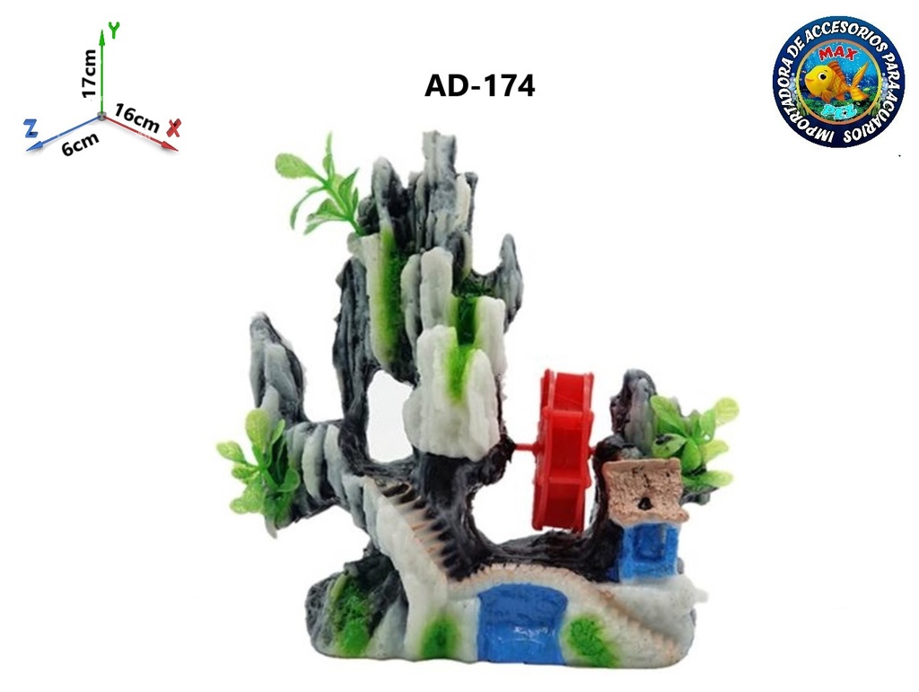 AD-174  Adorno de movimiento Molino