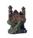 Adorno Castillo sobre Roca con Escalera y Escondites  AQ-129